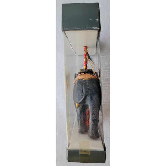 Christmas Ornament Carousel Elephant Ornament Vintage New Smithsonian Museum I - Picture 5 of 9